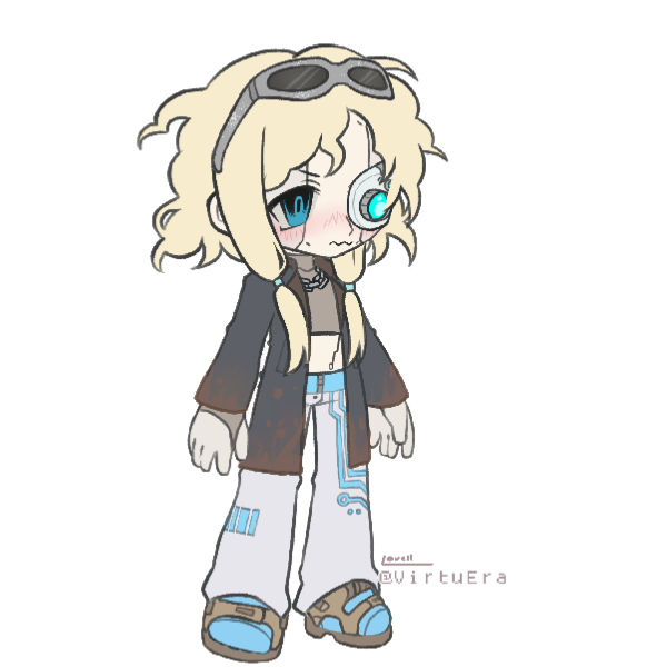 ▀⃞▄⃞ ×🔋Vanilla Rache🪫 ▀⃞▄⃞👎formally known as grumpy rache or rache #2 and briefly sadfail rache👎he/they👎EP, apathetic/cynical, paranoid👎cyberpunk 2077 alpha tl👎MEAT_model.01👎kinz= Hatsune Miku, Horrus Zahhak [HS]👎